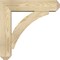 Ekena Millwork Thorton Craftsman Rough Sawn Bracket w/ Offset Brace, Douglas Fir, 6"W x 22"D x 22"H BKT0604X22X22THR04RDF - alternate 3